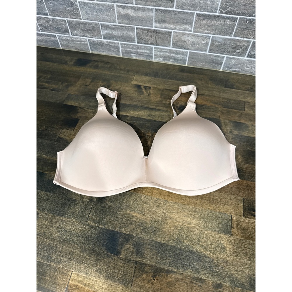 Soma Vanishing 360 Wireless Bra 38C Beige Full Coverage T-Shirt Bra